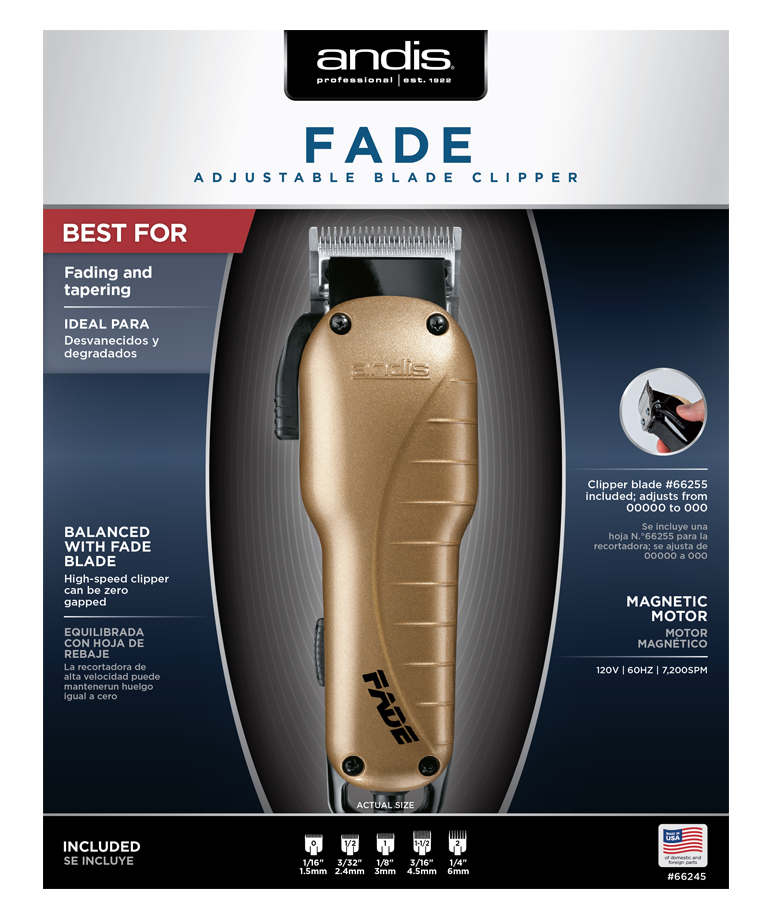 andis フェードシェービング ANDIS Fade – Yassini Barber Supply