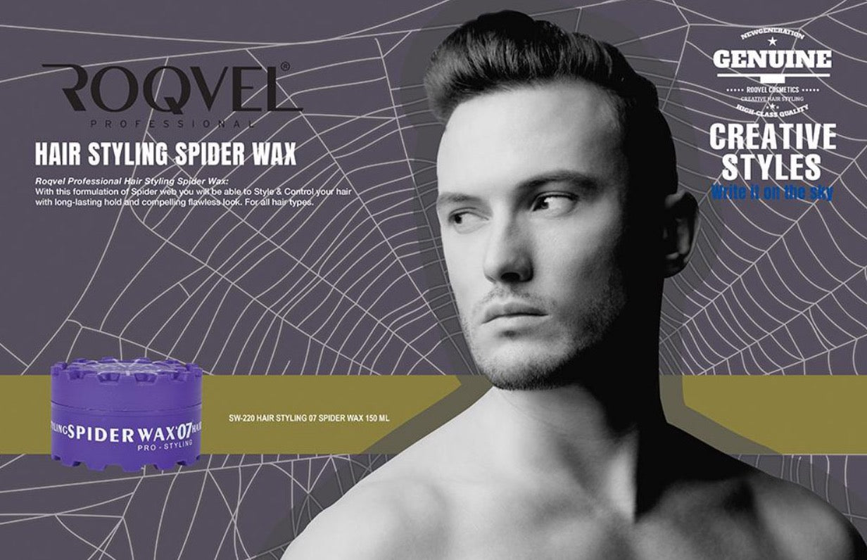 ROQVEL Spider Wax – Yassini Barber Supply