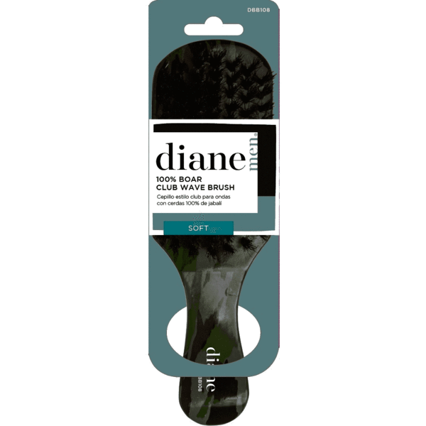 DIANE DBB108 100% Soft Boar Club Brush