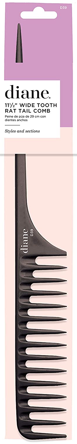 DIANE D39 Wide Rat Tail Comb