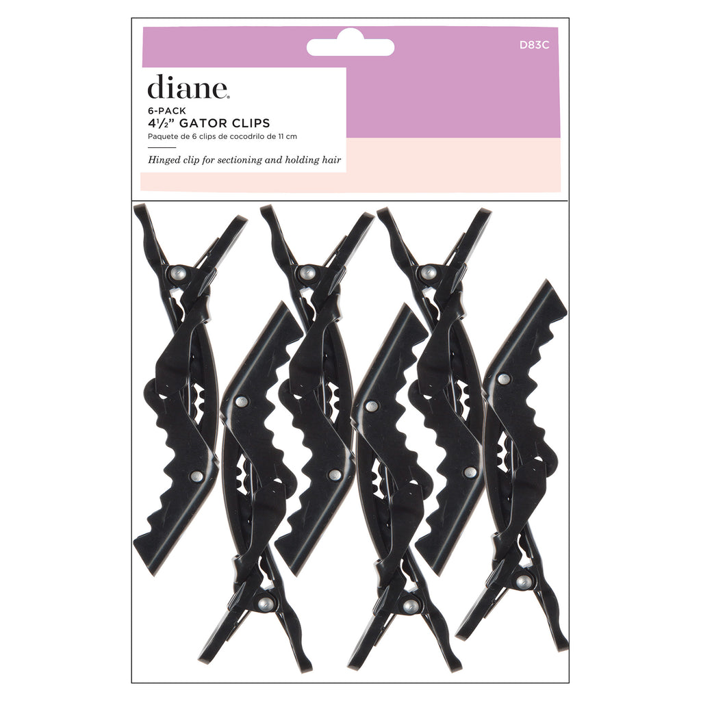 DIANE D83 4.5" Gator Clips 6 pk.