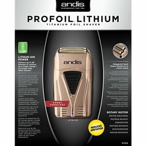 ANDIS ROSE GOLD  Profoil Lithium Shaver